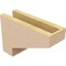 Ekena Millwork 4"W x 12"D x 8"H Classic Clemmons Rough Cedar Woodgrain TimberThane Corbel, Primed Tan CORUR04X12X08CLERCPR - alternate 5